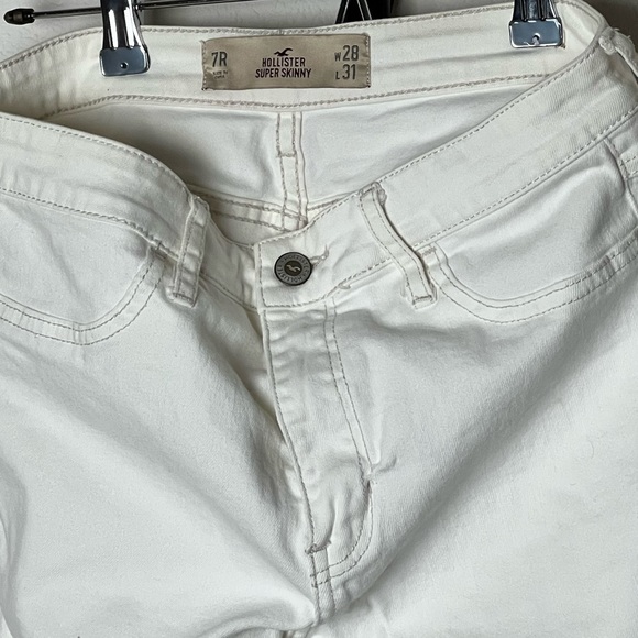 White- skinny leg, Hollister jeans - Picture 4 of 6